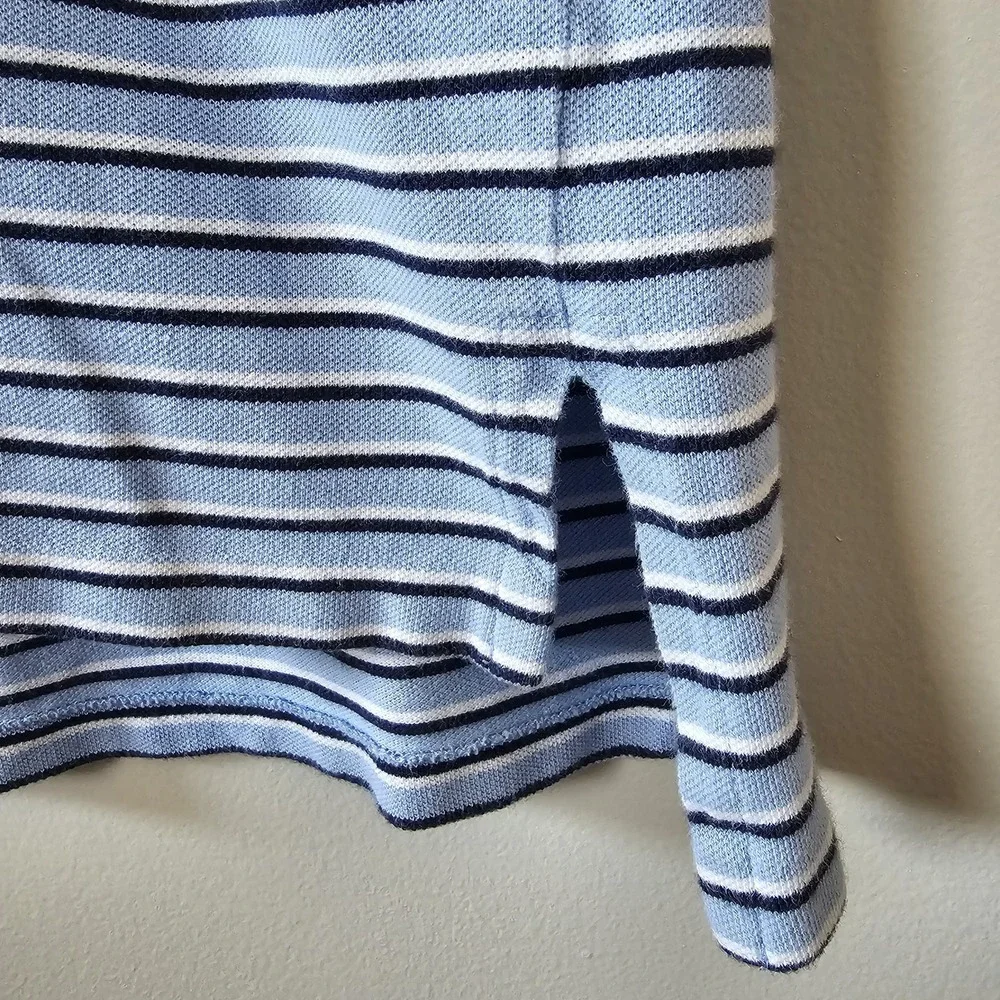 Polo Ralph‎ Lauren Shirt Men's Size XLT Polo Shirt Blue Stripe Pony Tall